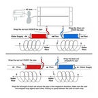 HOT SALE Electronic Water Descaler System Reduces Limescale Rust and Minerals No Chemicals Easy Installation EU Plug A39F