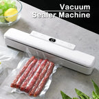 New Automatic Vacuum Sealer Machine For Food Storage With 10pcs Free Food Saver Bags 240V/110V Sealing Machine for Vacuum Pac