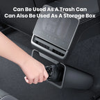 YZ Rear Seat Trash Can For Tesla Model 3 Y Highland Juniper Rear Interior Storage Box Magnetic garbage bin Car Accessories
