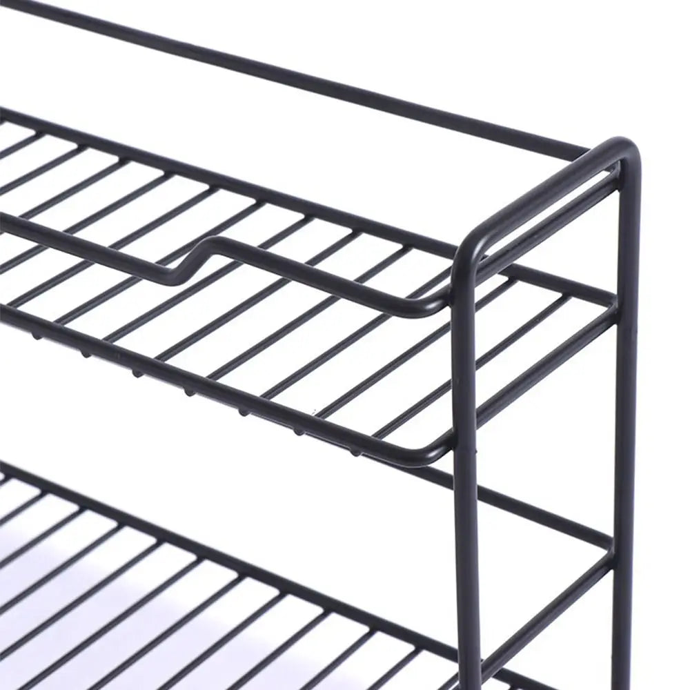 Modern Kitchen Organizer Shelf Waterproof Space Saving Kitchen Storage Stand Convenient Household Bathroom Storage Rack
