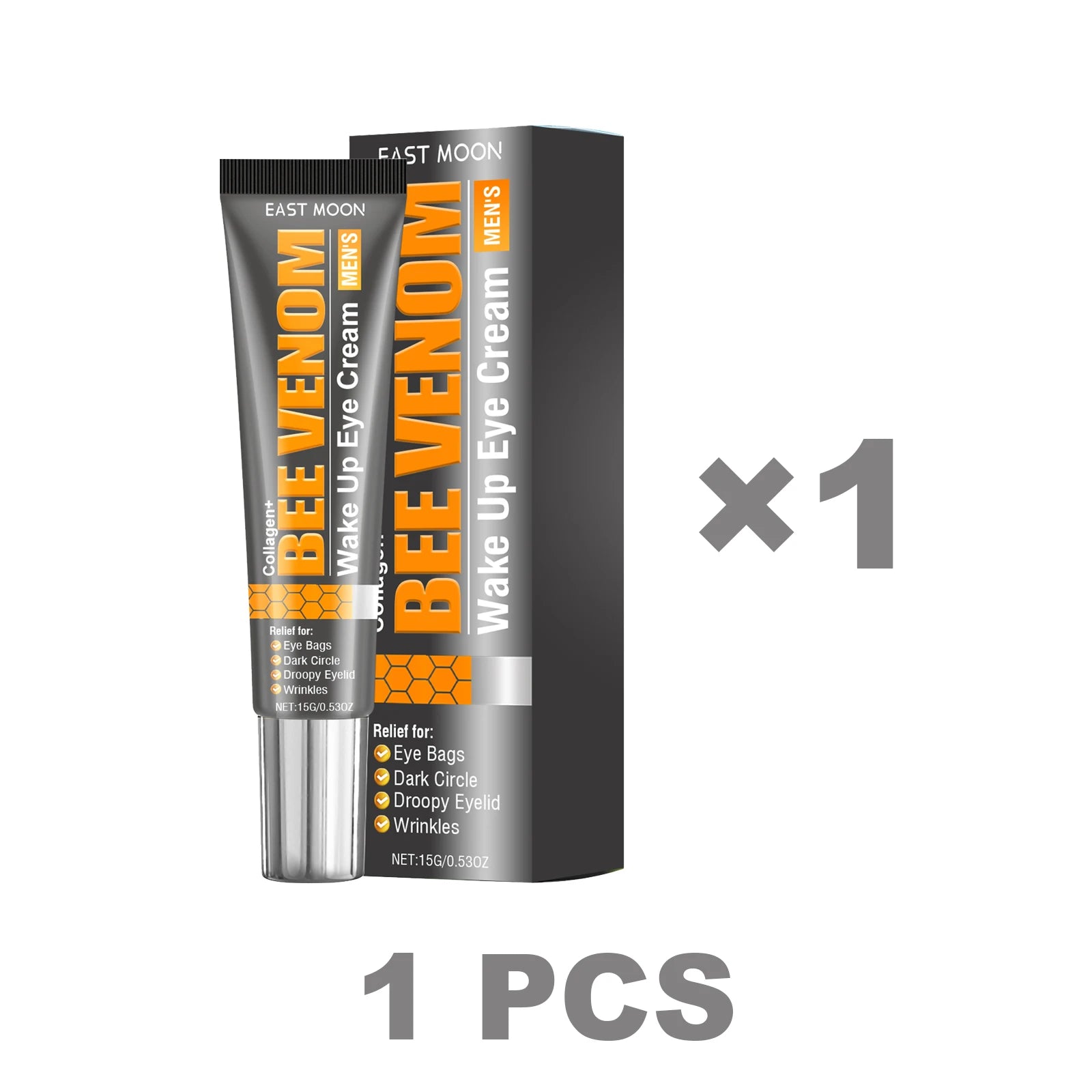 East Moon Wake Up Eye Cream Fade Fine Lines Reduce Dark Circles Eye Bags Puffiness Hydrating Moisturizer Men Eye Care Lotion