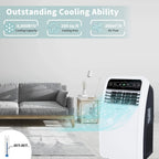Shinco 8,000 BTU Portable Air Conditioner, AC Unit with Built-in Cool, Dehumidifier & Fan Modes for Room up to 200 sq.ft