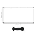 Chicken Coop Cover Transparent Tarpaulin Outdoor Garden Waterproof Run Tarp with Rope Reinforced Edges Chicken Coop Porch Canopy