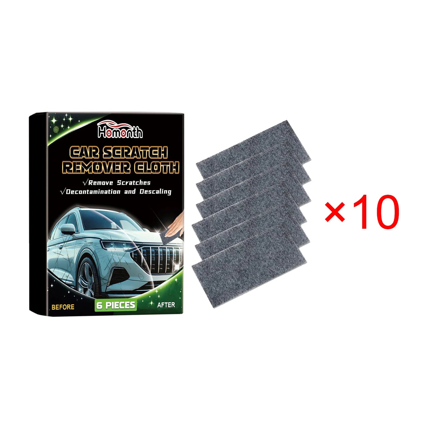 High Quality Car Scratch Remover Cloth Quickly  Effectively Repair Scratches Auto Paint Repair Maintenance Grinding Clean Cloth