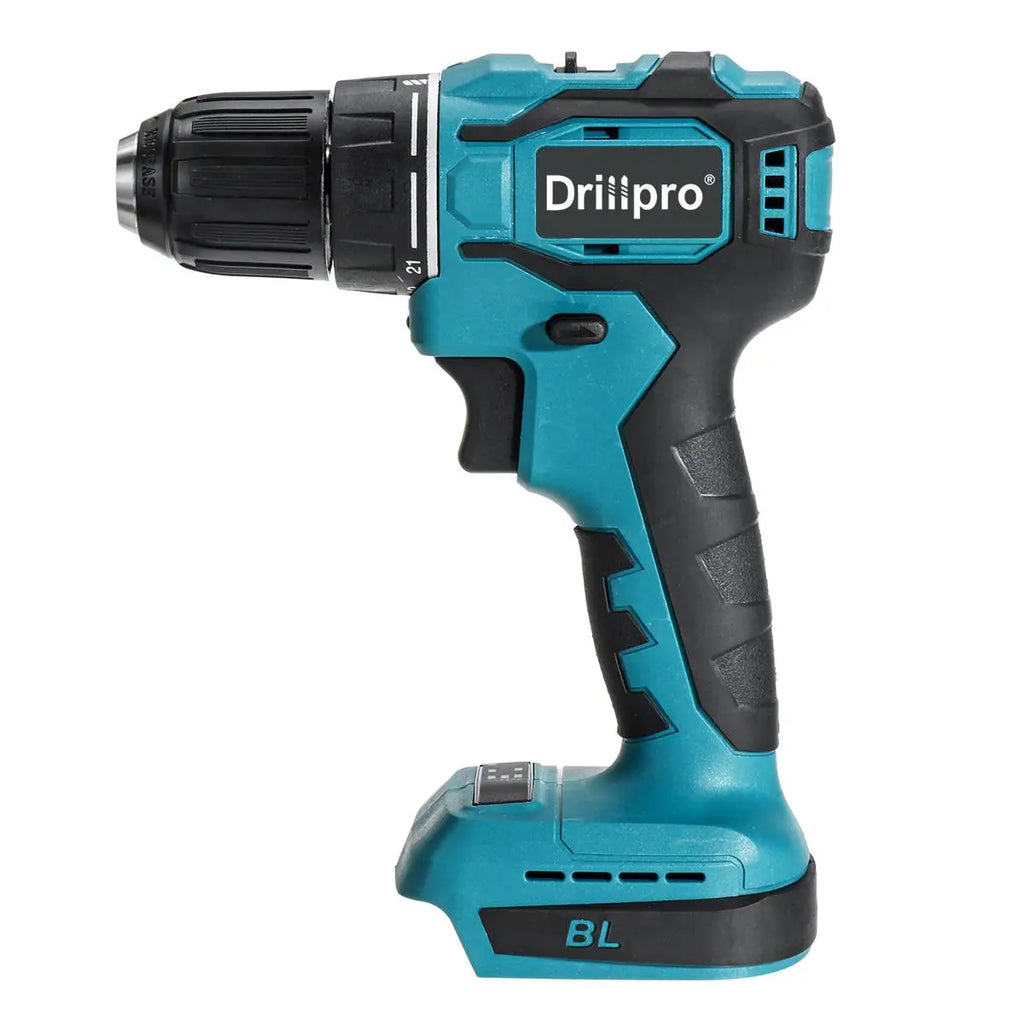 Drillpro 90N.m Cordless Electric Screwdriver Rechargeable  DIY Wireless Power Driver Tools For Makita 18V Battery