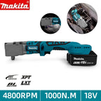 Makita 4800RPM Right Angle Wrench Cordless Electric Impact Wrench 90 Degree Ratchet Wrench For Makita 18v Battery