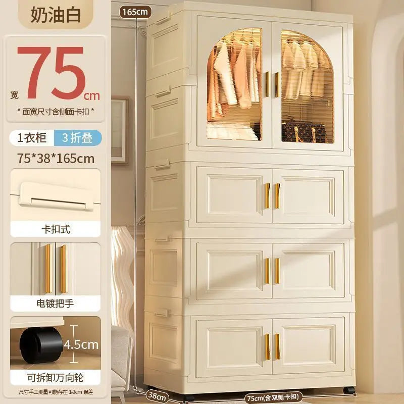 Dressers Bedroom Furniture Home Folding Wardrobe Household Children Wardrobe Home Bedroom Dwvo Storage Drawer Storage Cabinet