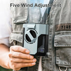 Portable Waist Fan Rechargeable 5 Speeds Wearable Belt Fan LED Digital