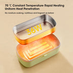 Electric Hot Rice Box Food Heater Lunch Insulated Lunch Box Convenient Food Heating Waterless Heating Bento Box Office Dormitory