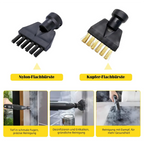 A66T 10-Piece Accessory Set for Karcher Steam Cleaners SC1, SC2, SC3, SC4, SC5 - Includes Nozzles, Brushes, and Cloths