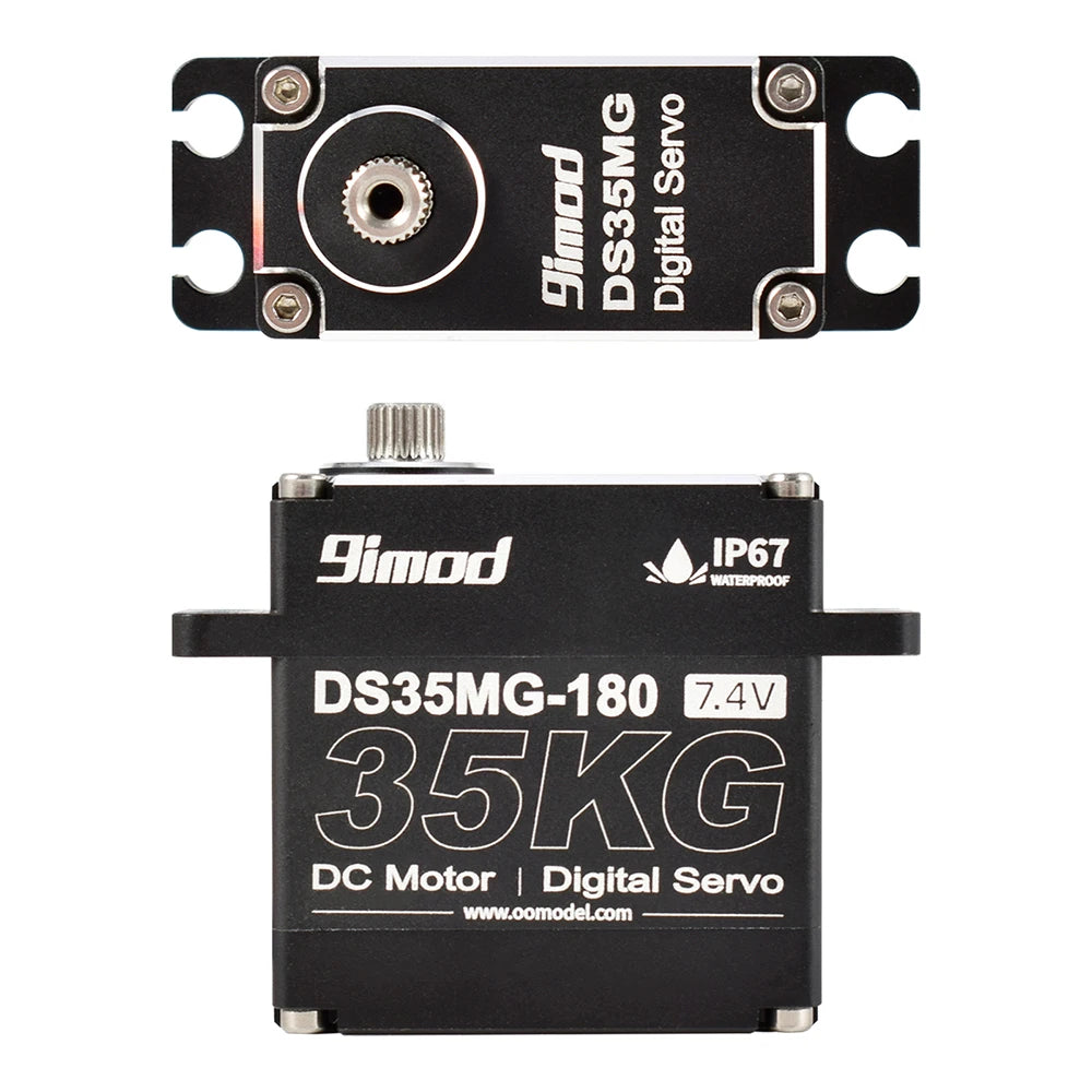 9imod DS35MG 35kg Waterpoof Servo 180°/270° Full Aluminum Case Stainless Steel Gear High Torque for 1/6 1/8 1/10 1/12 RC Car DIY