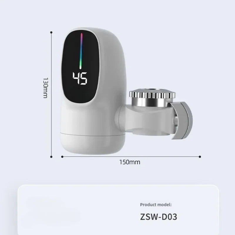 3000W Kitchen Electric Water Heater Tap Instant Hot Water Faucet Heater Cold Heating Faucet Tankless Instantaneous Water Heater
