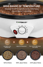XEOLEO 800g Electric Coffee roaster 1200W Automatic Coffee Bean Baker Coffee baking machine suitable for Peanut Bean Roaster