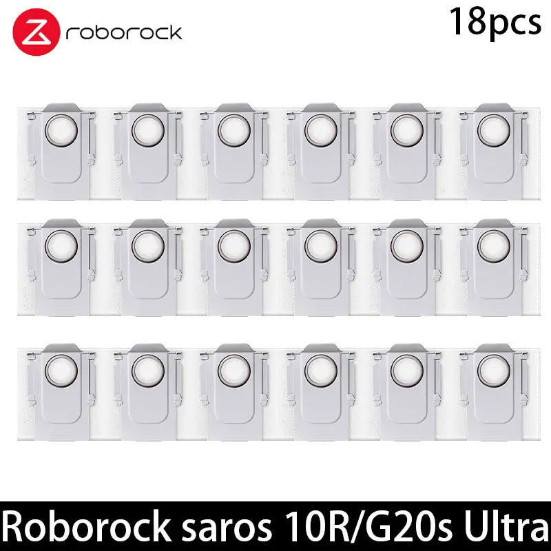 Roborock Saros 10R/G20S Ultra  Accessories Brush Hepa Filter Mop Cloth Dust Bag Spare Parts