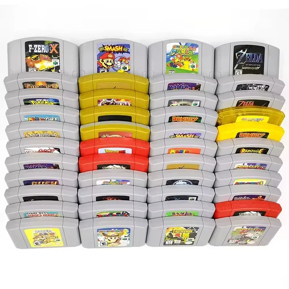 N64 64-Bit Game Cartridge | Super Bros. Series Compatible