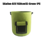 5/10Gallon Felt Plant Grow Bags Nonwoven Fabric Garden Potato Pot Greenhouse Vegetable Growing Bags Moisturizing Vertical Tools