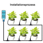 5-20m Garden Drip Irrigation Kit with Regulating valve Potted Plant Watering Device 4/7mm Hose Watering Micro Dripper Greenhouse