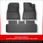LUCKEASY For Tesla Model Y Floor Mat TPE Waterproof Wear-resistant Protective Mat Model 3 Foot Pad Car Interior Accessories