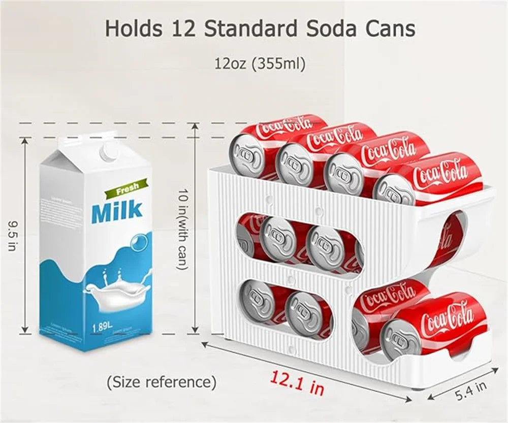 1 Piece Kitchen Storage Cans Soda Storage Cans Refrigerator Freezer Storage Dispensers Container Kitchen Accessories Organizer
