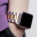 Stainless Steel Apple Watch Band - Metal Bracelet for 38-49mm Series 4-Ultra 2 | AlluCanFind