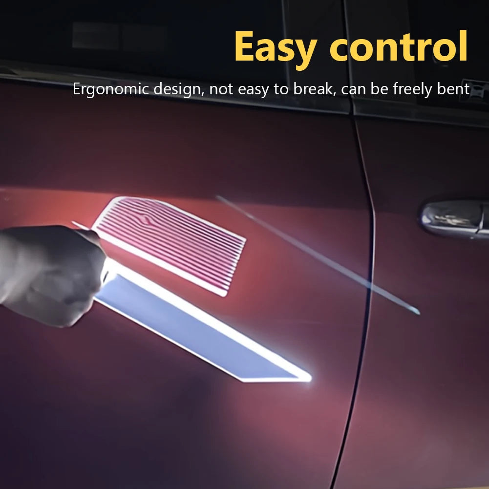 LED Car Dent Repair Light with USB Power Adjustable Brightness Reflector Line Board for Paintless Dent Removal