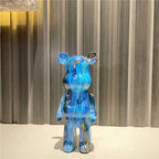 28-35CM Bear Figurines Home DecorationAccessories Modern Stvle Desk DecorationNordic Home Decor Living Room DecorationStatue