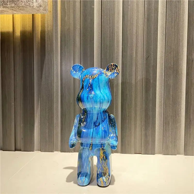 28-35CM Bear Figurines Home DecorationAccessories Modern Stvle Desk DecorationNordic Home Decor Living Room DecorationStatue