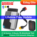 KINGBOLEN Ediag Elite 2025: Lifetime Free All System OBD2 Scanner