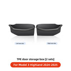 YZ For Tesla Model Y Model 3 Highland 2024 Tesla Door Side Storage Box Front Rear Side Interior Storage Modification Accessories