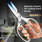 Kitchen Accessories Scissors Stainless Steal Sharp Multi Function Tool Food Scissor for Chicken Vegetable Barbecue Meat Fish