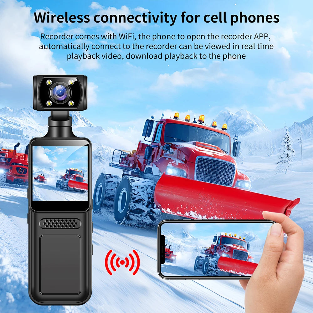 NEW 4K Ultra HD Action Mini Camera 180 Rotatable Vlog Wifi Sports Cam Waterproof Case Helmet Travel Bicycle Driver Recorder
