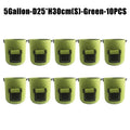 5/10Gallon Felt Plant Grow Bags Nonwoven Fabric Garden Potato Pot Greenhouse Vegetable Growing Bags Moisturizing Vertical Tools