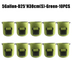 5/10Gallon Felt Plant Grow Bags Nonwoven Fabric Garden Potato Pot Greenhouse Vegetable Growing Bags Moisturizing Vertical Tools
