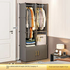 NEW Wardrobe Clothes Cabinets Dressers Cube Storage Locke Closet Plastic Collapsible Sturdy Home Bedroom Foldable Furniture