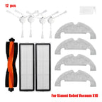 For Xiaomi Robot Vacuum X10 Robot Vacuum Cleaner Parts Replacement Main Side Brush Hepa Filter Mop Cloth Dust Bag Accessories