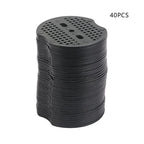 Garden Peg Silver Metal U-Shape Garden Staple Garden Ground Nail Film Fixed Pegs Gardening Fixing Tools Film Peg