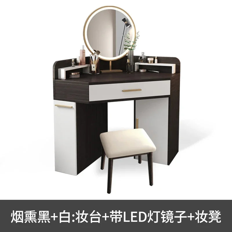 Corner Dressing Table Modern Minimalist Bedroom Corner Simple Makeup Table Multifunctional Dresser