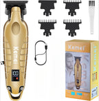Kemei 2293 Professional Hair Beard Trimmer Men Barber Rechargeable Finish Hair Cutting Machine Zero Gapped Cordless Hair Clipper