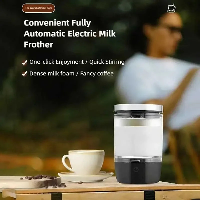 New mini Convenient Electric Milk Frother Self Milk Pulling Frother Cappuccino Stirrer Latte Coffee Hot & Cold Froth Maker