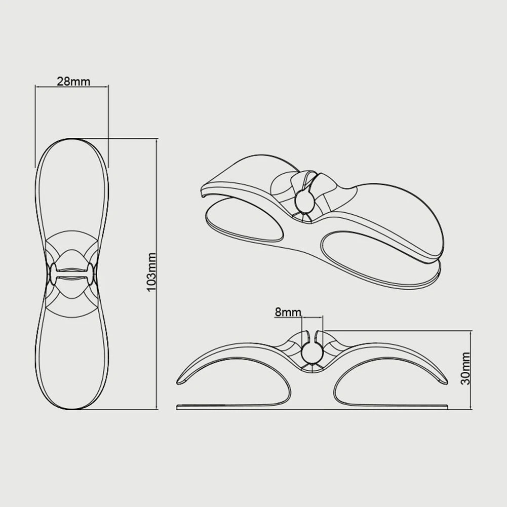 4/9pcs Cable Clips Self-adhesive Rubber Cord Management Clip Practical Electrical Appliances Wire Clamps  for Living Room