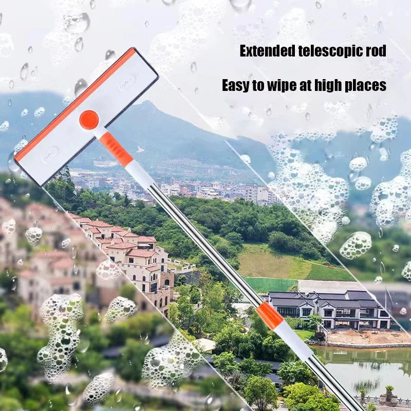 Window Clean Brush Squeegee Mop Soft Microfiber Glass Scraper Telescopic Multi-function Cleaner Cleaning Dust Household Supplies