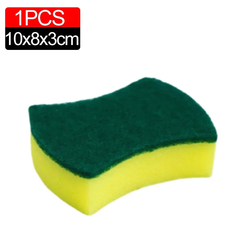 Magic Double-sided Highly Absorbent Sponge Kitchen Clean Pot Rust Stain Sponges Grease Cleaning Brush Cleaner Tools Wholesale