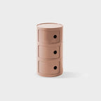Round bedside table nordic plastic Bedside cabinet for bedroom small side end table nightstand Storage locker