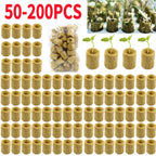 50-200PCS Seedling Grow Media Plug Starter Cubes Rock Wool Plant Hydroponic Propagation Transplanting Seedling Soil Block