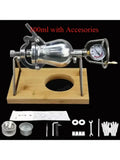Hand-Cranked Mini Popcorn Making Machine Popcorn Puffing Machine Puffed Rice Corn Machine 300ml