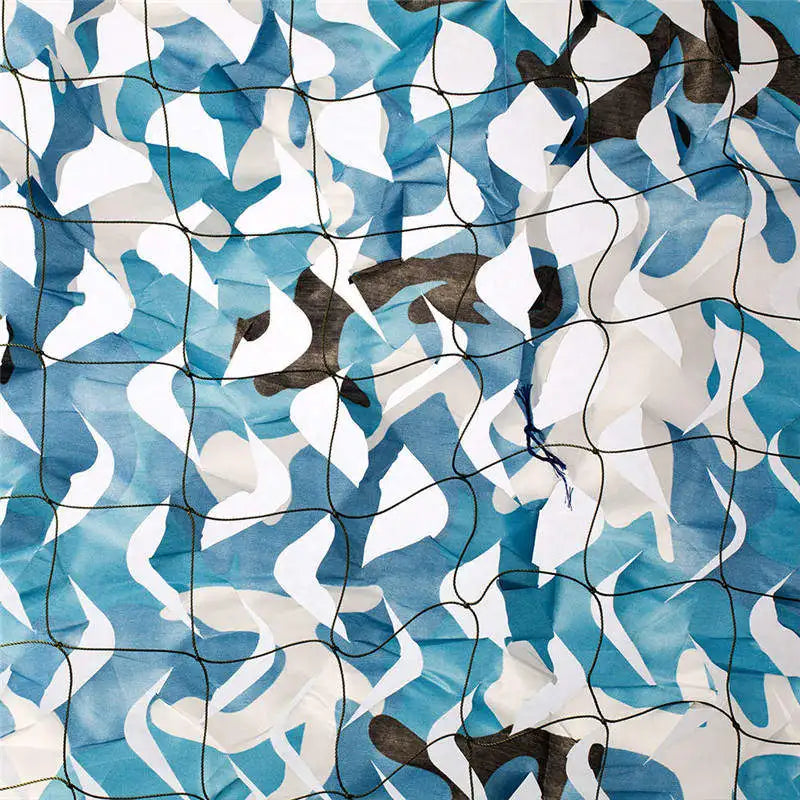 3x6M Reinforced Camouflage Nets  White Blue Black Desert Jungle Sand Garden Shade Mesh Awning 3*6m 6x3m 3x6 6x3