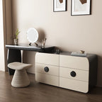 Italian minimalist storage cabinet integrated retractable dresser large capacity bedroom modern minimalist dressing table