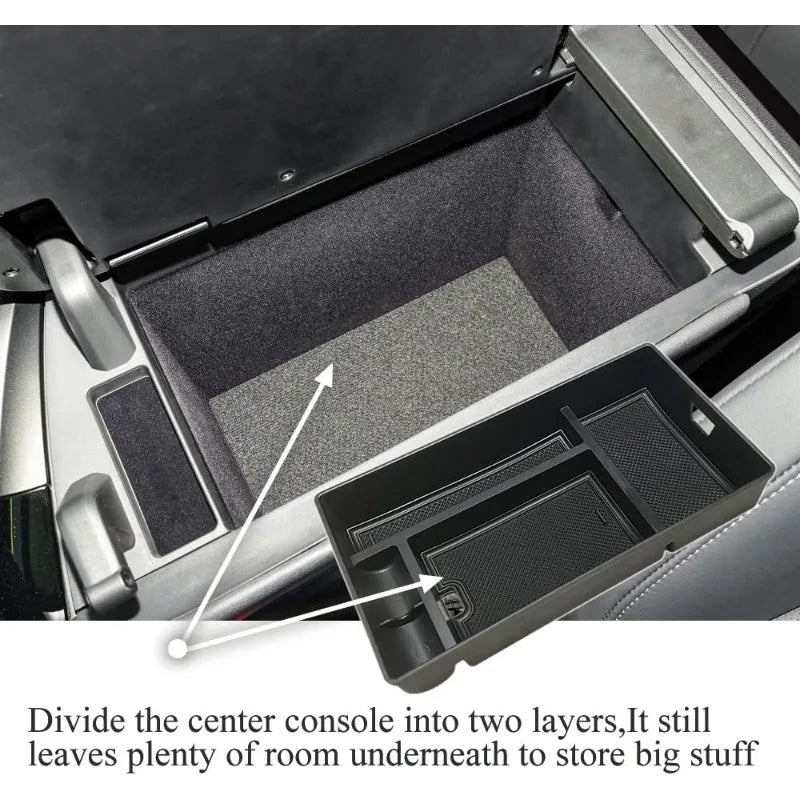Center Console Organizer Tray Compatible with Lexus NX 250 350h 450h 2022 2023 ABS Tray Insert Organizer Storage Box Glove Palle