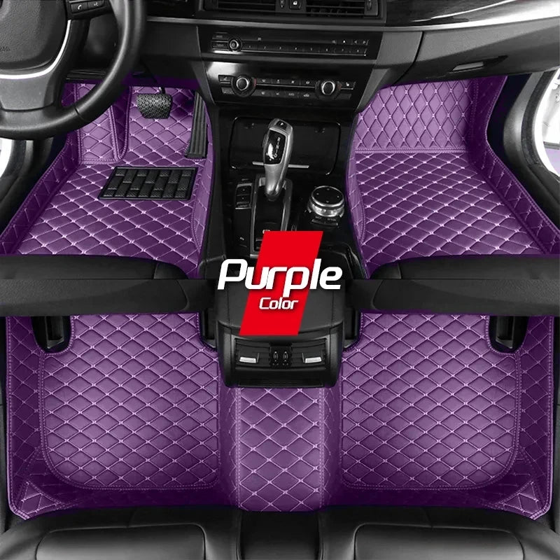 Car Floor Mats For Ford S-Max MK1 2006~2014 7seat Anti-dirt Pads Full Set Waterproof Floor Mat Non-slip Carpets Car Accessories