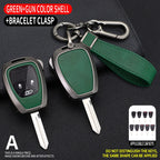 Zinc Alloy +Tpu Car Key Case For Jeep Wrangler Compass Patriot Liberty Chrysler 300 PT Dodge JCUV Caliber Nitro Accessories
